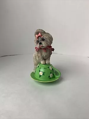 £19.34 • Buy A Cup Of Cheerful Brimming Personali-Tea Shih Tzu Hamilton Collection Tea Cup