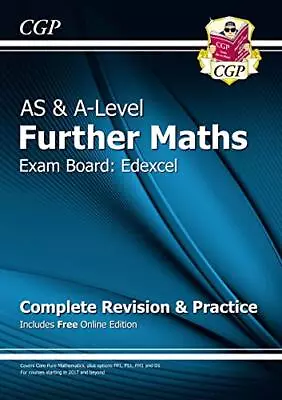 AS & A-Level Further Maths For Edexcel: Complete Revision & Prac... By CGP Books • £8.99