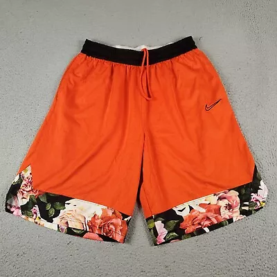 Nike Shorts Mens Size XL Orange Track Swoosh Dri Fit Active Athletic Gym * • $18.95