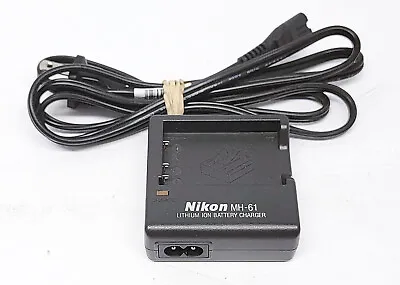 Genuine OEM Nikon MH-61 Charger For EN-EL5 Battery - Tested & Working • $15.95