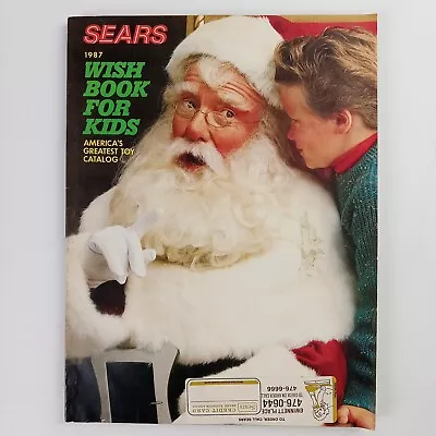 1987 Sears Christmas Wish Book For Kids Vtg Toy Catalog Gwinnett Place Ga READ • $67.95