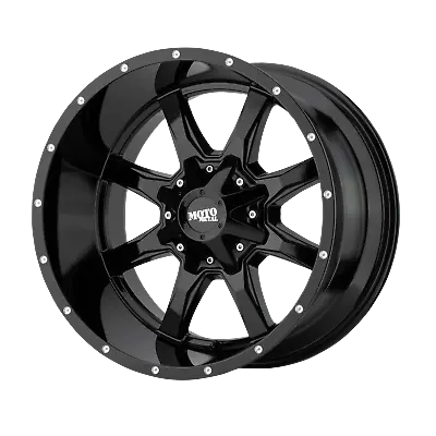 1 New 20X10 -24 8X165.1 Moto Metal MO970 Gloss Black With Milled Lip Wheel/Rim • $271