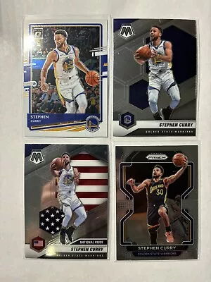 4x Lot Stephen Curry Warriors Donruss Optic Mosaic Insert Prizm  • $1.50