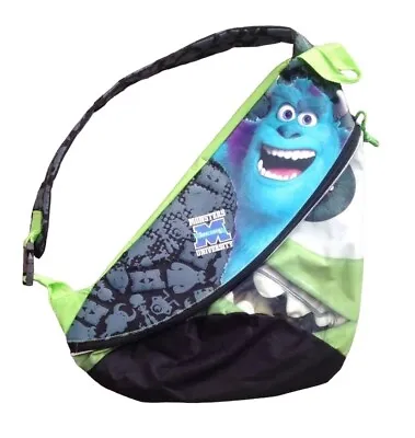 MONSTERS INC UNIVERSITY Backpack Mike Sully Disney Pixar Shoulder Tote Book Bag • $16.79