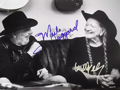 MERLE HAGGARD - WILLIE NELSON Autographed Signed 8x10 Photo Reprint • $18.99