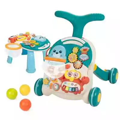 2 In 1 Baby Learning Walker For Infant 6-18 Months Boys Girls W/ Activity Center • $19.99