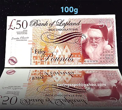 £3.99 • Buy Milk Chocolate £50  Note Boxed Gift Bank Note Novelty Chocolate From Santa