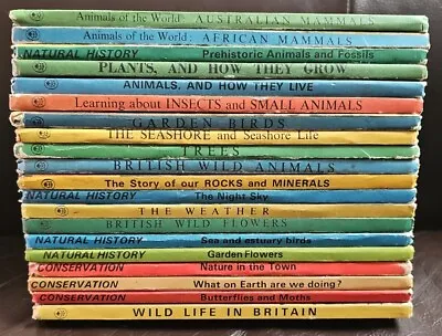 20 Vintage Ladybird Books Nature Series 536 727 651 691  Good Condition A8 • £65