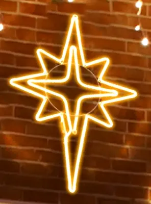 25 Pre Lit Bethlehem Star 360 LED Lights Outdoor Christmas Decoration • $79.99