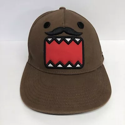 Domo Kun With Moustache Baseball Cap Hat Snapback Adjustable Brown (2012) • $39