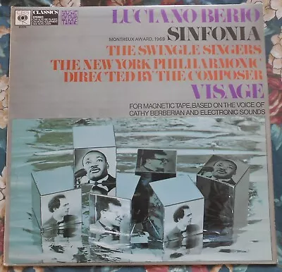 SWINGLE SINGERS/LUCIANO BERIO: Sinfonia/Visage - TAPE COLLAGE EXPERIMENTAL • $6.23