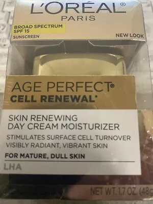 6X  L'Oreal Age Perfect Cell Renewal Day Cream -Moisturizer DISCONTINUED • $79.99