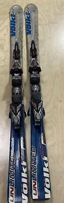 Volkl Unlimited AC2 Attiva Women's Skis 156 Cm Length 1560 Mm 60 Inch • $119