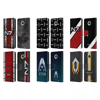 Official Ea Bioware Mass Effect Graphics Leather Book Case For Motorola Phones • $23.95