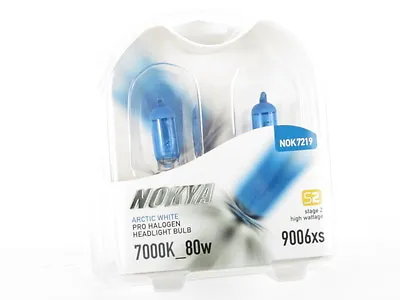 Nokya Arctic White Pro Halogen Headlight Bulbs 9006xs 80w 7000K Stage 2 NOK7219 • $18.99