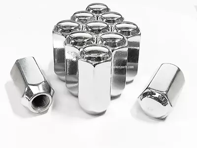 20x 7/16 ACORN LUG NUTS CHROME 13/16 HEX 1.7 LONG CHEVY BUICK PONTIAC OLDSMOBILE • $24.99