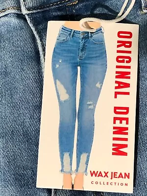 Wax Jeans Women High-rise Skinny Jeans Style 90188 • $16.99