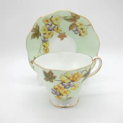 Vintage Foley Bone China Teacup And Saucer • $11.19