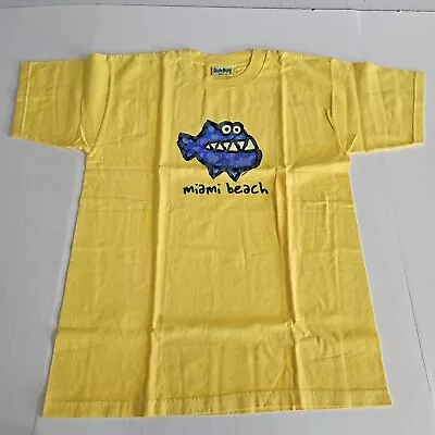 Nwot Ocean Front Medium Fish Yellow Vtg Single Stitch T-shirt • $13.59