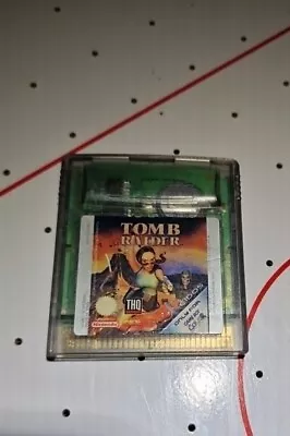 Tomb Raider Nintendo Gameboy Color Advance Game Cartridge GENUINE! • £2.20