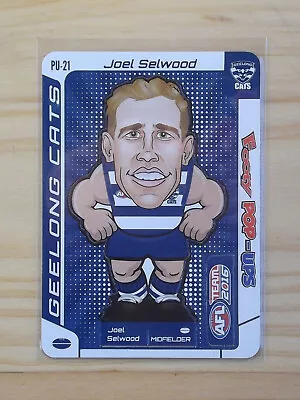 2016 AFL Teamcoach Footy Pop-Ups Card PU-21 Joel Selwood Geelong • $2
