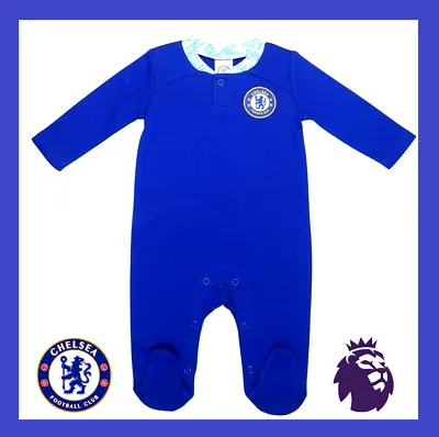 ⚽️Chelsea FC⚽️Authentic⚽️Babys Home Kit Sleepsuit⚽️6-9 Months⚽️New⚽️18⚽️ • £9.99