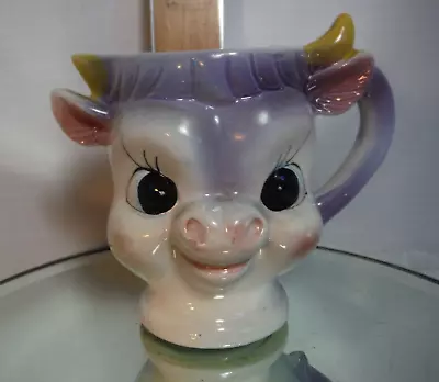 Antique/vintage Rossini Elsie The Purple Cow Creamer Japan Excellent Condition • $18