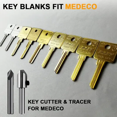 Key Blanks Compatible With Medeco Locks Brass Multi Locksmith Tools Key Cutter • $45.90