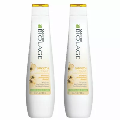 NEW  2x Matrix Biolage SmoothProof Shampoo Camelia  For Frizzy Hair No Parabens • £10