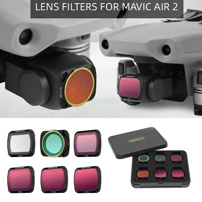 $31.92 • Buy MCUV CPL ND4/8/16/32 -PL Camera Lens Filter Set For DJI Mavic AIR 2 Drone Parts