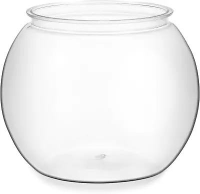 Mipcase Table Glass Fish Tank Clear Vases Plastic Fish Bowls Plastic Fish Bow... • $40.25