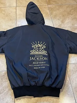 MICHAEL JACKSON History Past Present And Future King Of Pop Vintage Hood Jacket • $999