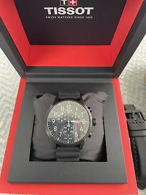 TISSOT Chrono XL Black Watch. • £175