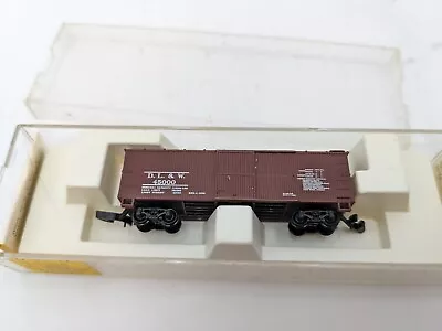 Z Scale Micro-Trains 13906 40ft Double-Sheathed Wood Box Car Single Door DL&W • $24.99