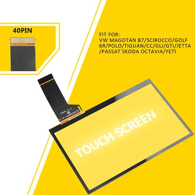 6.5  Touch Screen Glass Digitizer For 2012-2018 Volkswagen Golf 6R/Polo/Passat • $16.99