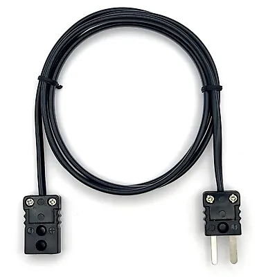 J-Type Thermocouple Extension Cable 6 FT Mini Female To Mini Male 24awg Wire • $16.75