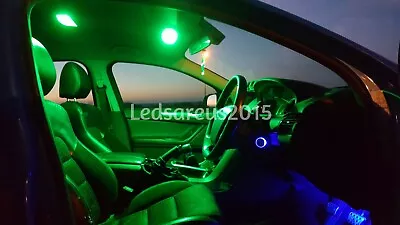 Bright Green 11Pc LED Light Kit Holden VE Commodore Interior Conversion Sedan  • $34.95