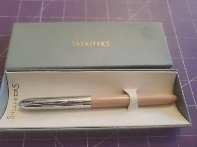 Scheaffer Tan/Pink Cartridge Fountain Pen In Box Appears Unused • $19.99