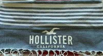 Hollister - Beach Towel / Festival Throw  / Shawl 100% Cotton Brand New • £7.50