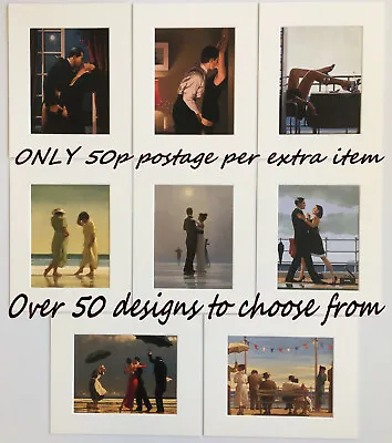 Jack Vettriano Mounted Unframed Art Prints 10  X 8   Choose Range 55+ Pictures • £4.95