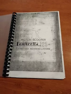 Lambretta 125 Model A Spares Catalogue Complete • £18