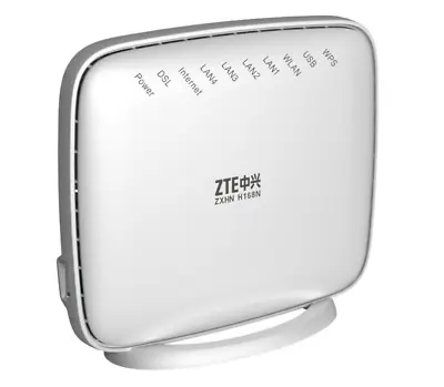 ZTE ZXHN H168N HOME GATEWAY ADSL2+ 300mbps 2.4ghz  4LAN PORTS ROUTER VDSL ROUTER • £13.99