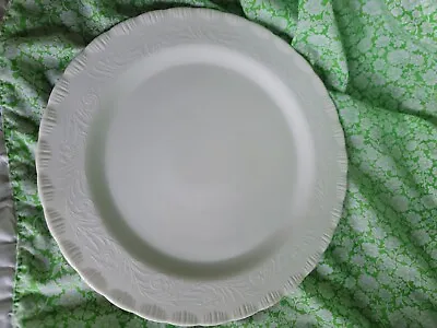 Mcbeth Evans White Plate 12  Diameter Milk Glass Platter Serving Vintage • $10