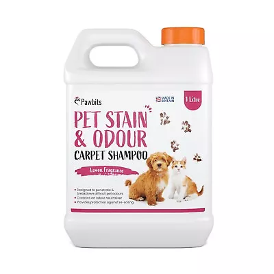 Pet Stain And Odour Carpet Shampoo - Upholstery Cleaner Neutraliser Urine Smells • £9.99