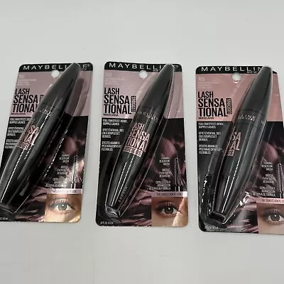 Lot Of 3 Maybelline Lash Sensational Luscious Mascara #703 Brownish Black • $12.99