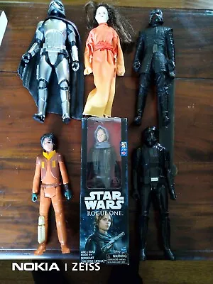 6 Star Wars PHASMA Kylo Ren JYN ERSO Ezra Bridger AMIDALA Death Trooper TOYS LOT • $39.99