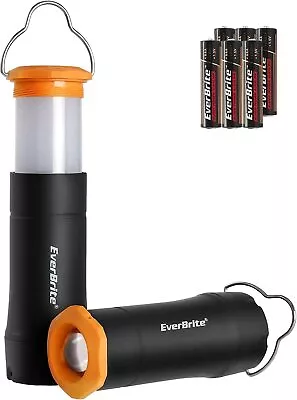 EverBrite 2 Pack 2 In 1 Mini Lantern&Flashlights AAA Batteries Included3 Modes • $18.99