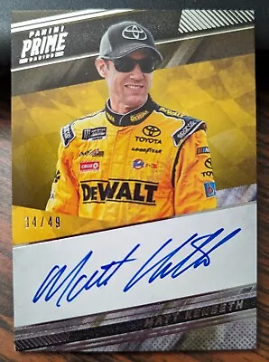 2023 Panini Prime Racing Matt Kenseth Prime Signature Auto 34/49 • $36.98