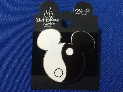 Disney Pin - Mickey Mouse Head / Icon Black & White Yin Yang - Error • $16