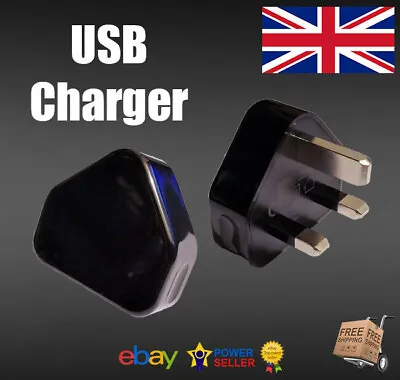 Aulola WALL USB Plug Adaptor Charger Output 1a Cigarette EShisha Pen E Cig   • £4.95